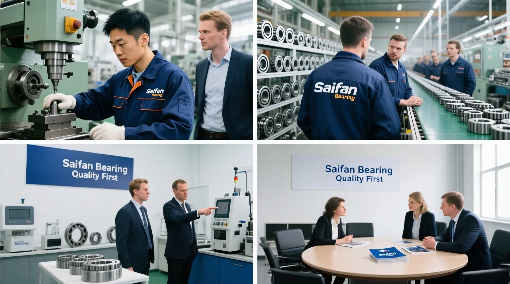International clients at Saifan factory