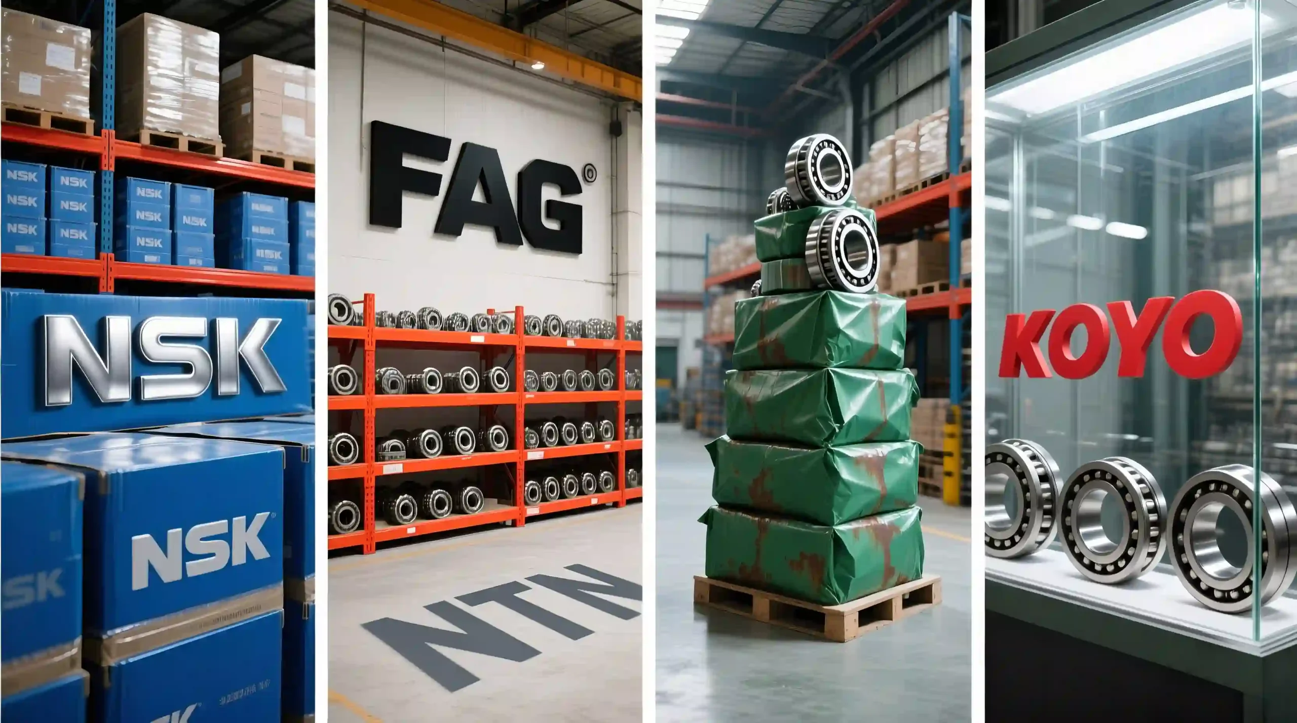 Bearing packaging area