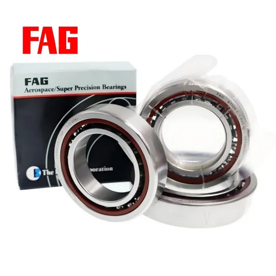 Ultra High Speed FAG B7202-C-T-P4s-UL Angular Contact Ball Spindle Bearing 8x22x7mm for Precision Machinery
