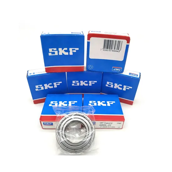 Double Lip Sealed 6005 SKF Deep Groove Ball Bearing for Motor Assembly P0-P2 Precision