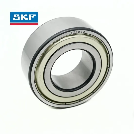 Double Row Angular Contact Ball Bearing 3203-TN9-C3 for Heavy Equipment High Load Capacity