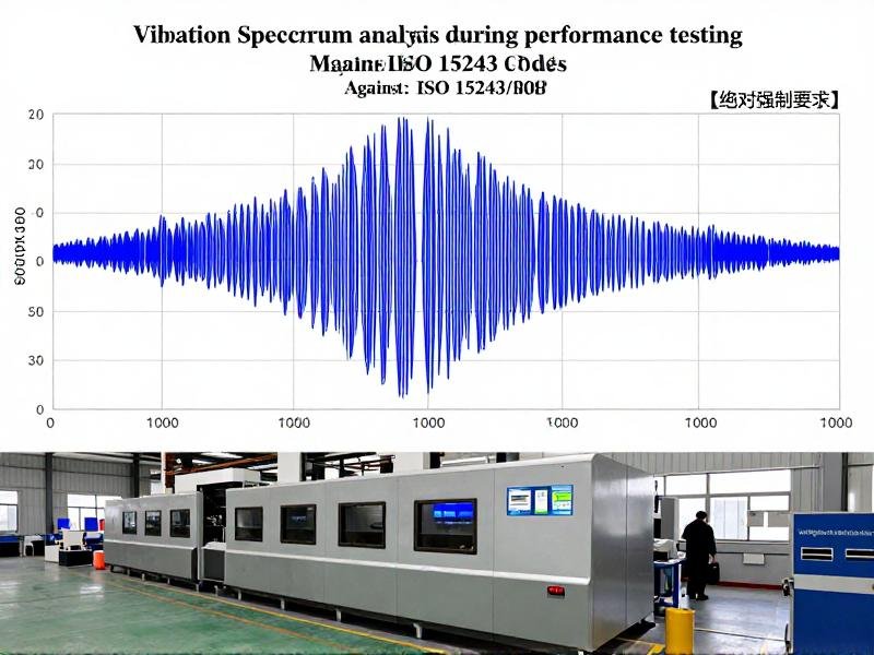 Vibration spectrum analysis during performance testing