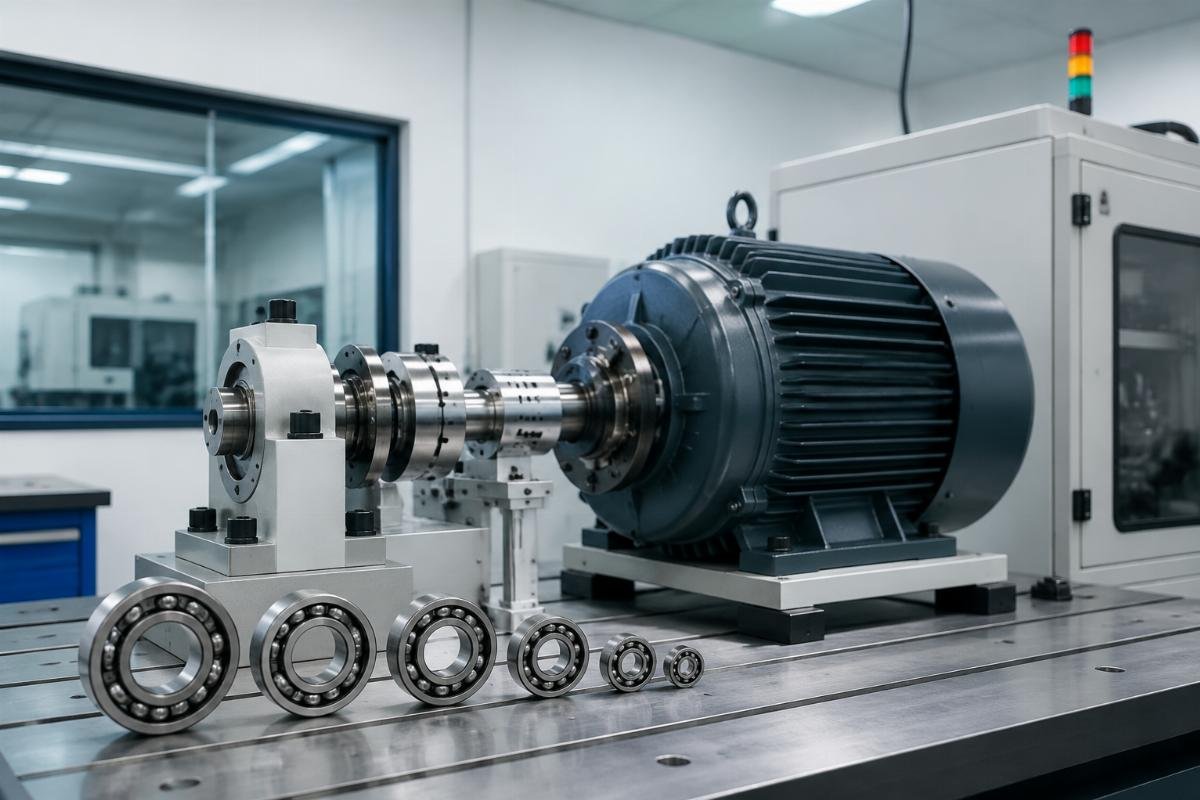 6000 series bearing performance benchmark testing 6000 series bearing performance testing on electric motor test rig