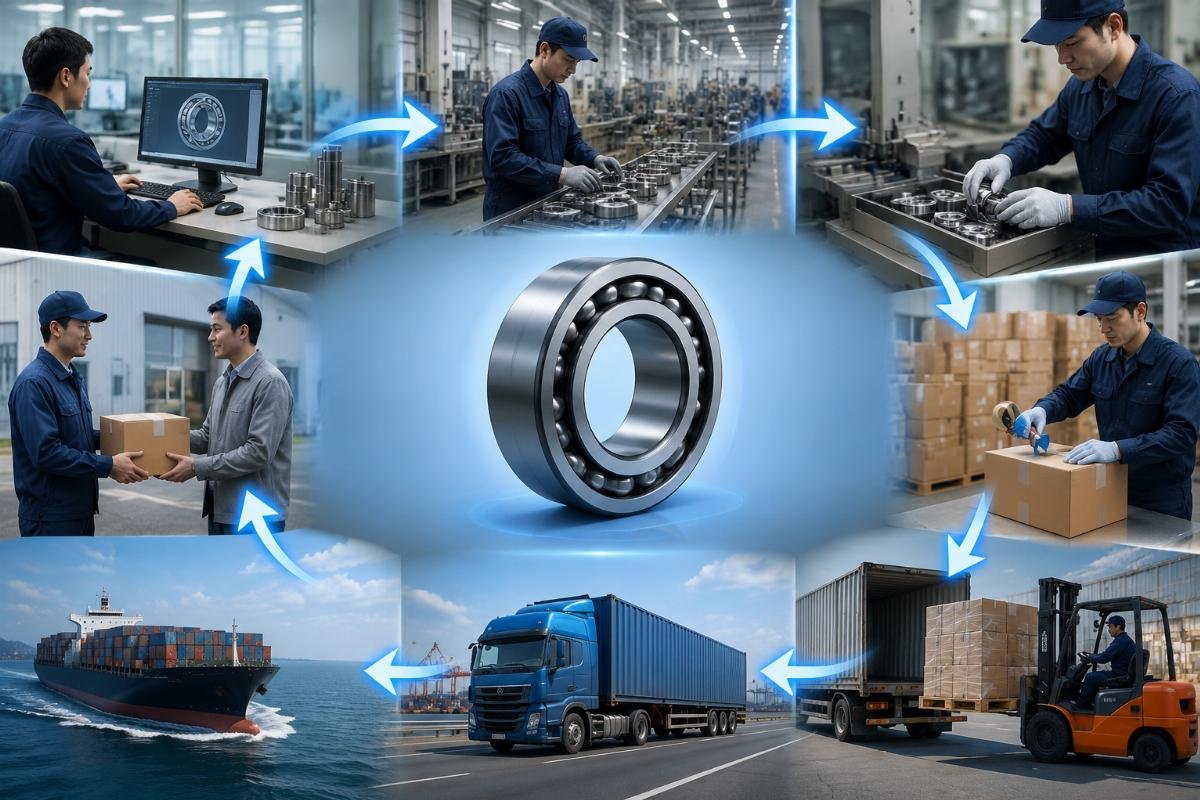 72-hour emergency bearing delivery workflow under FOB terms Bearing Emergency Shipment Process