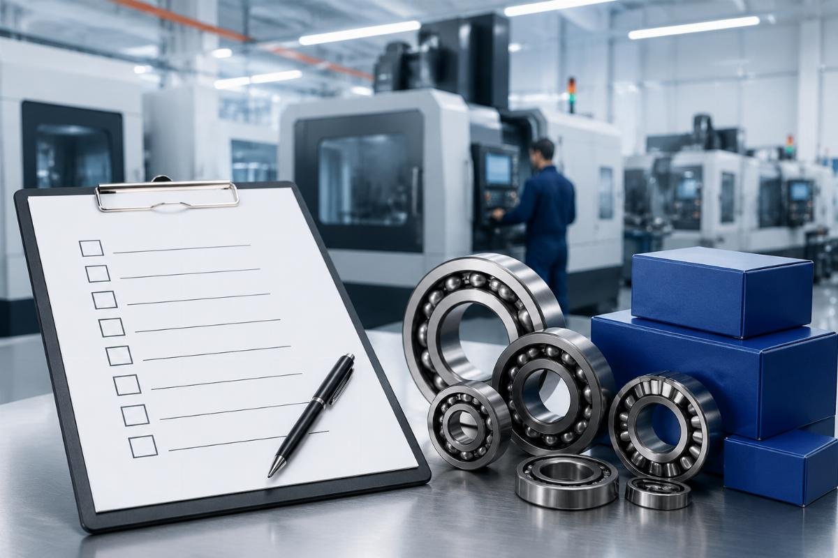Checklist for vetting industrial bearing suppliers for CNC spindle applications