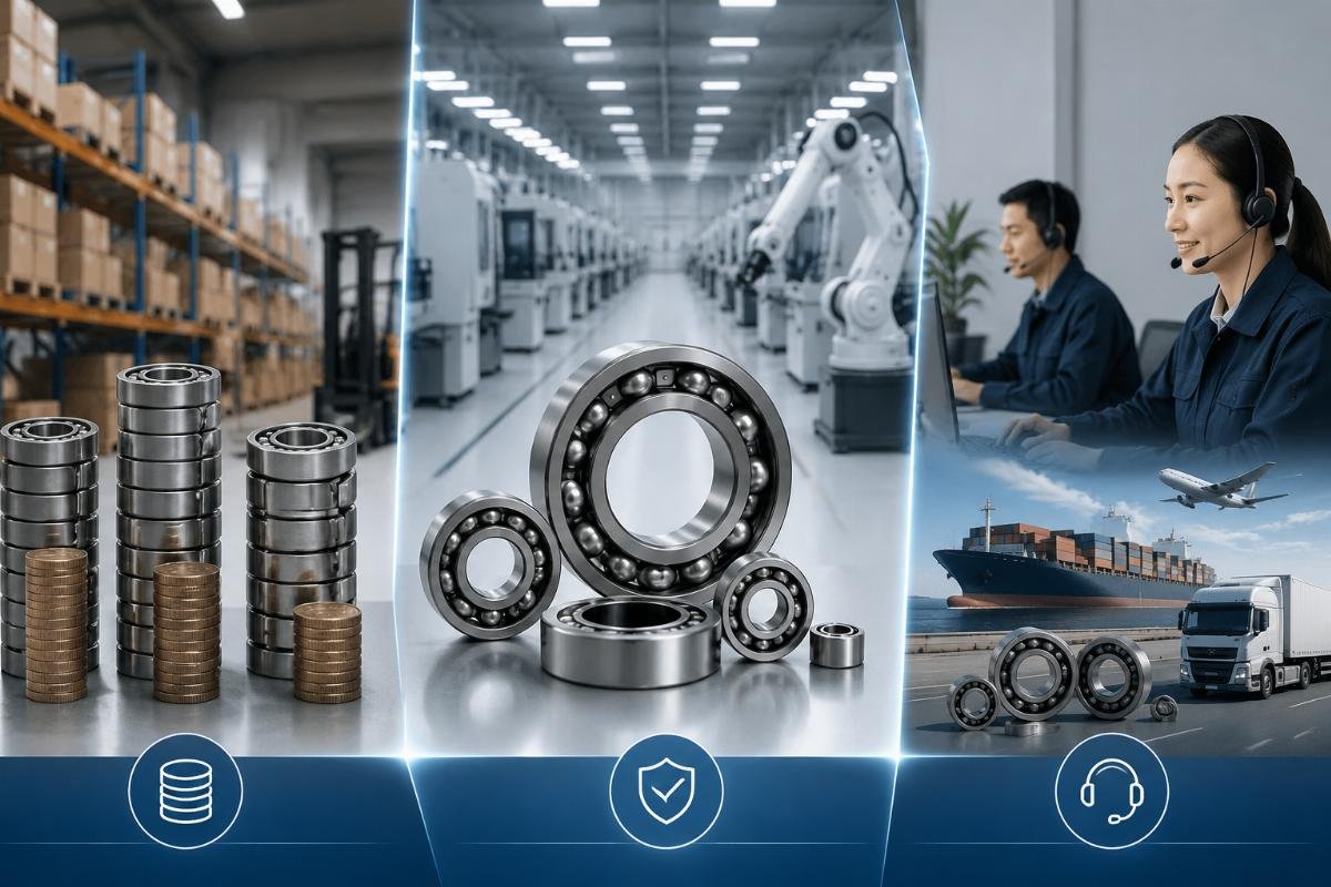 Verified bearing supplier advantage comparison across price, delivery and support