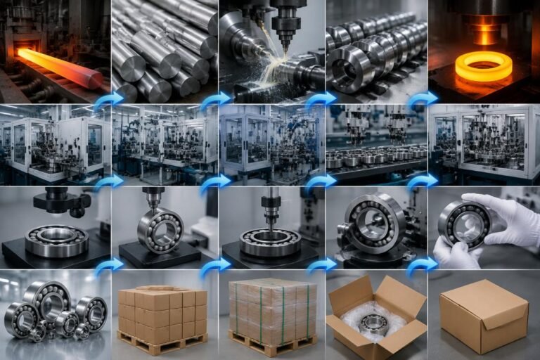 Bearing Quality Control Process from Raw Steel to Finished Product