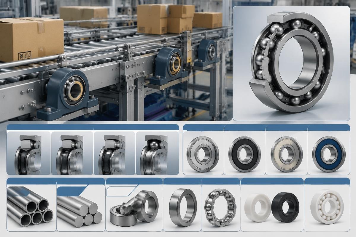 Conveyor Bearing Specification Chart