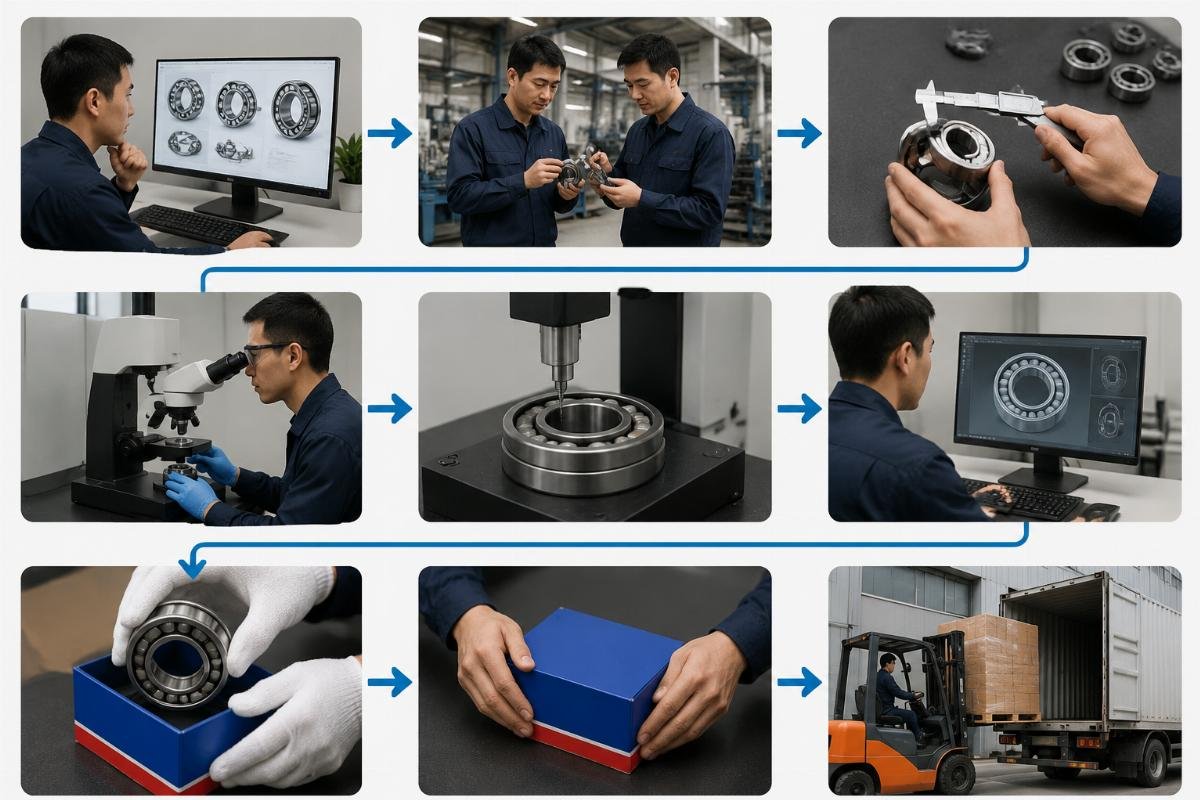 Genuine SKF Bearing Sourcing Process Flow