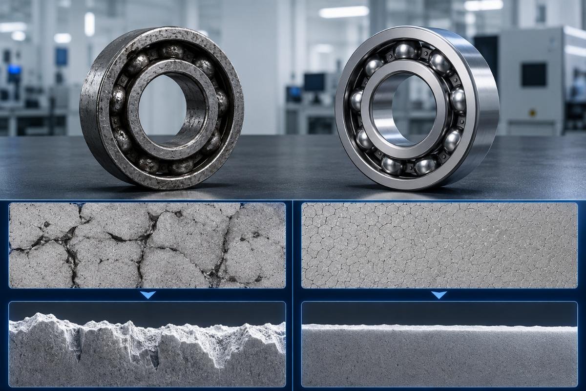 Counterfeit vs Genuine Bearing Comparison