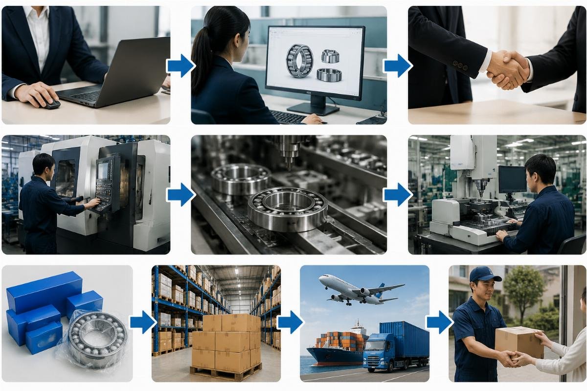 SKF Bearing Procurement Process Flow