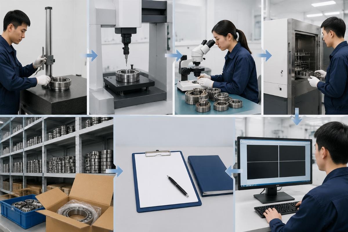 Bearing quality verification process